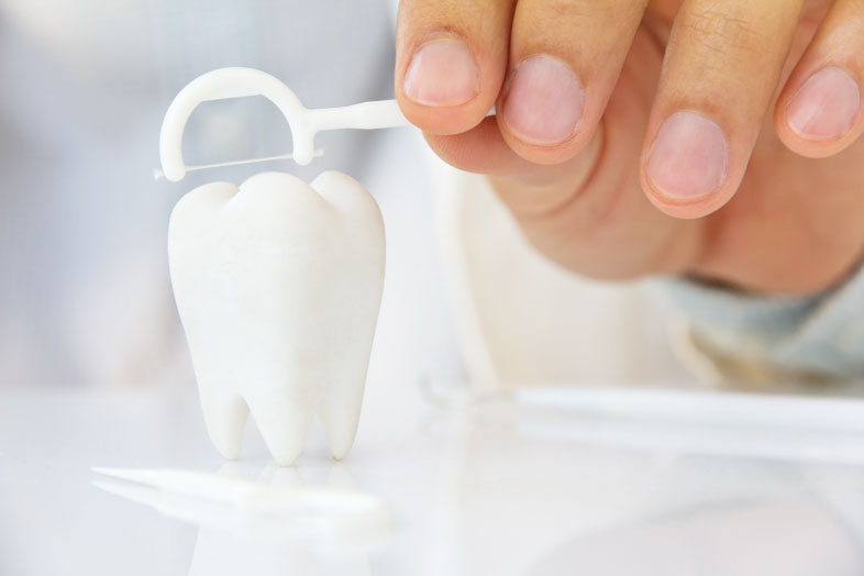 歯面と歯の隙間の清掃